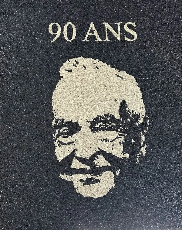 Tableau en moquette de pierre Personnalisé
