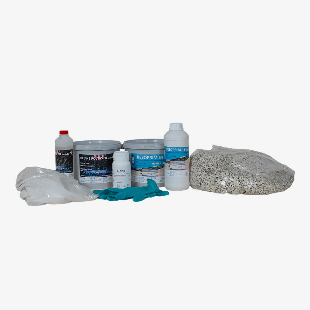 Kit de 3,3m² sol paillette/flakes