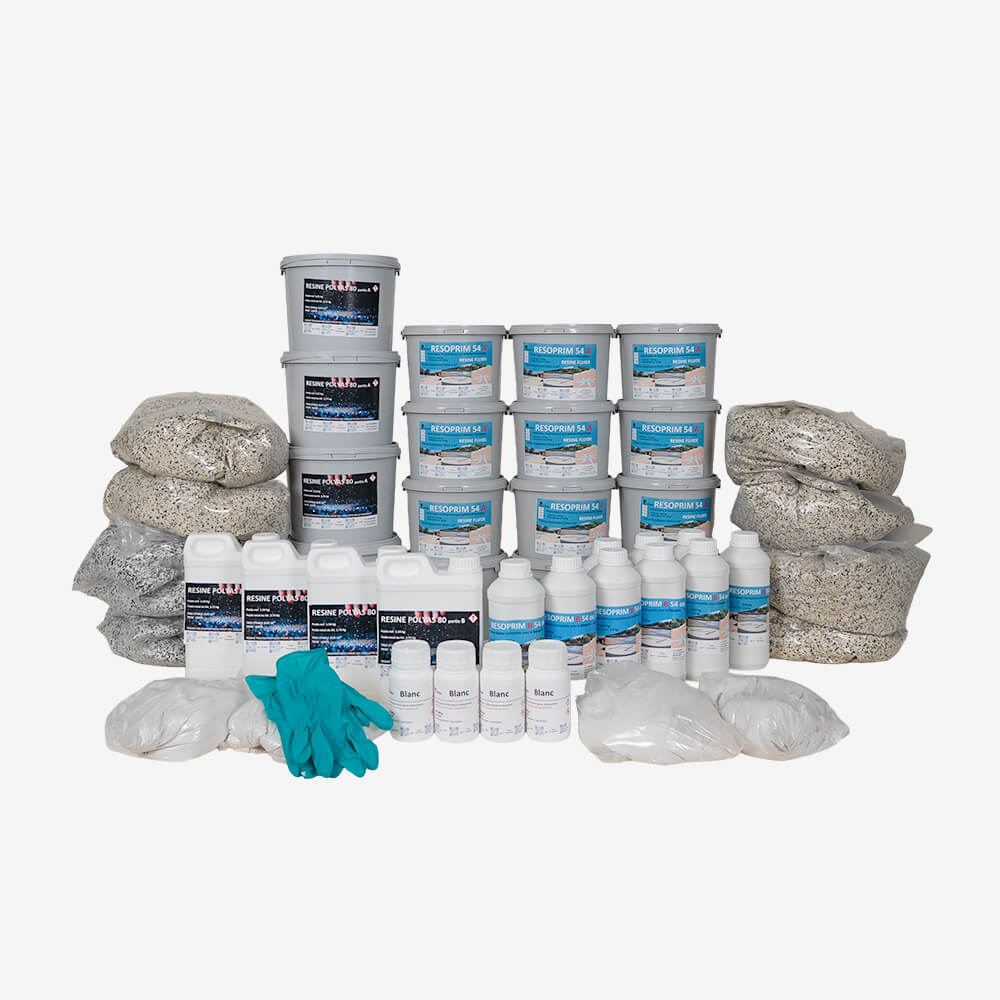 Kit de 40m² sol paillette/flakes